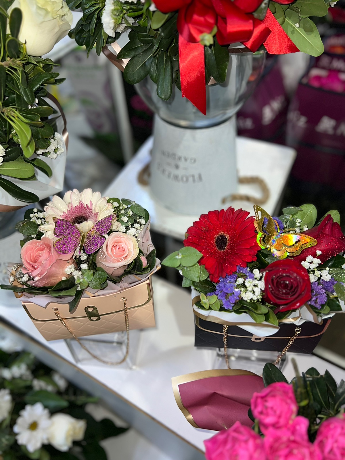 Cartera floral pequeña - Imagen 3