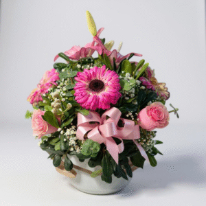 Peceras mix de flores rosada