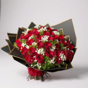 Ramo buchón 40 rosas rojas