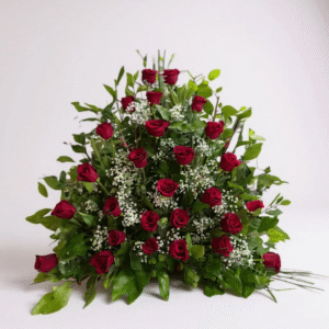 Arreglo gigante de 25 rosas rojas