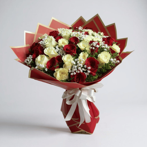 Ramo 25 rosas mixtas