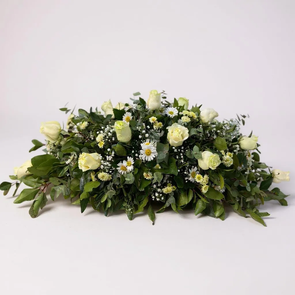 Cojín 20 rosas blancas - Imagen 2