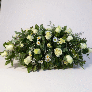 Cojín 20 rosas blancas