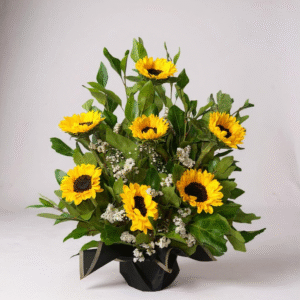 Arreglo de girasoles