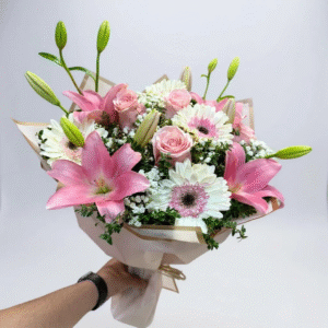 Ramo mix rosado grande