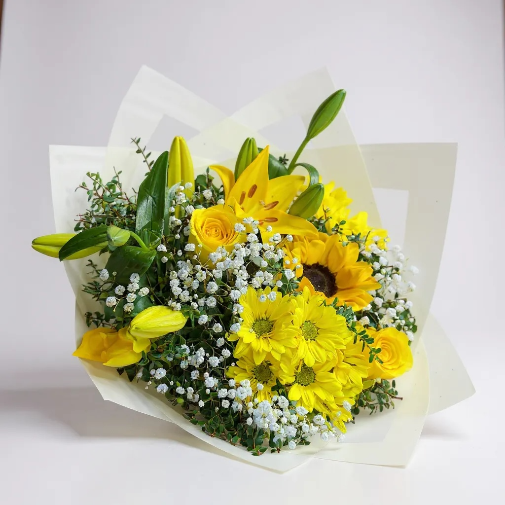 Ramo mix amarillo mediano
