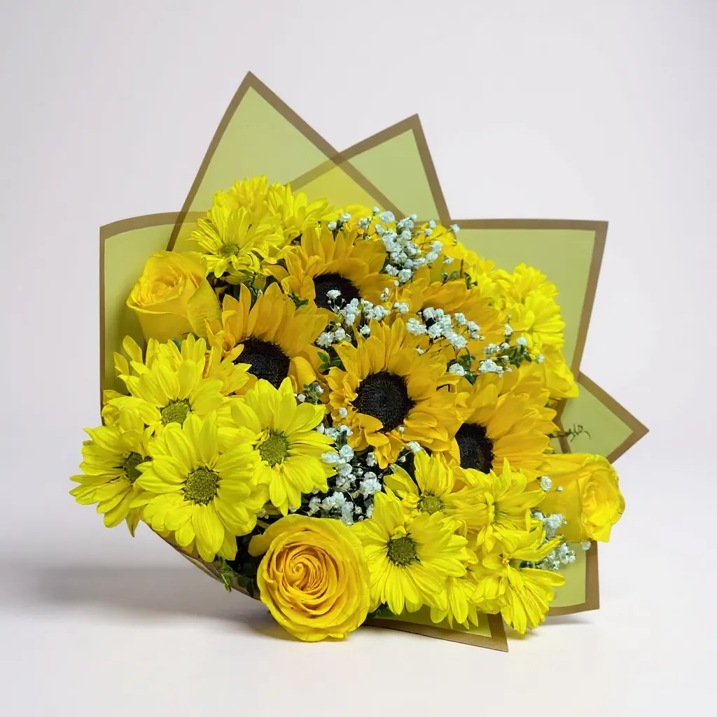 Ramo mix amarillo grande