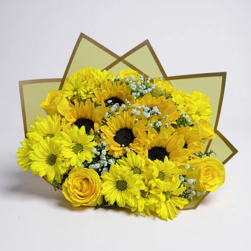 Ramo mix amarillo grande - Imagen 2